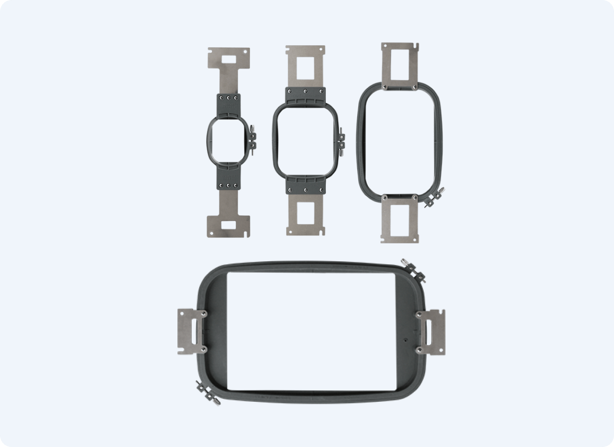 4 hoops in different sizes