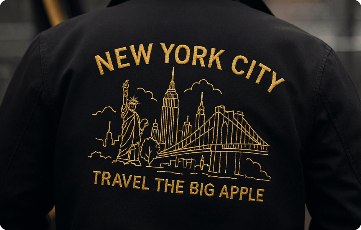 Large Jacket Back Designs