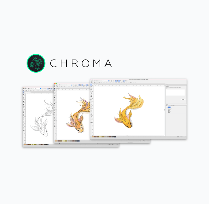 Chroma Inspire digitizing software